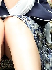 12 pictures - Nice round knees exposed up skirts in voyeur upskirt free photo gallery from UpskirtCollection.com