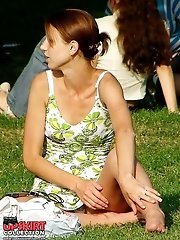 12 pictures - Trying to see pussies up the skirts in voyeur upskirt free photo gallery from UpskirtCollection.com