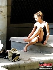 12 pictures - Hot titted girls delicious up skirts in voyeur upskirt free photo gallery from UpskirtCollection.com