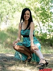 12 pictures - Kinkily smiling girls offer upskirt in voyeur upskirt free photo gallery from UpskirtCollection.com